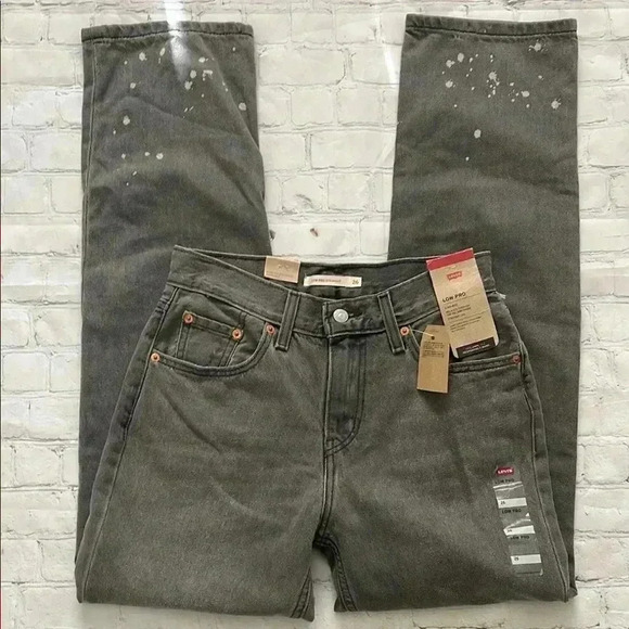 Levi's Gray Straight Leg Jeans - Picture 1 of 7